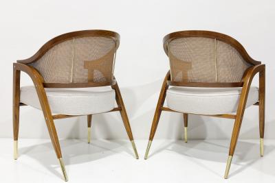 Edward Wormley Edward Wormley for Dunbar Captain Chairs