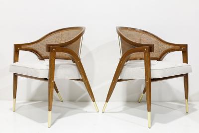 Edward Wormley Edward Wormley for Dunbar Captain Chairs