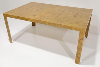 Edward Wormley Edward Wormley for Dunbar Classic Burlwood Dining Table