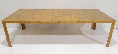 Edward Wormley Edward Wormley for Dunbar Classic Burlwood Dining Table