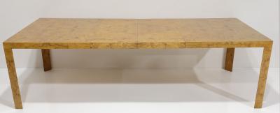 Edward Wormley Edward Wormley for Dunbar Classic Burlwood Dining Table