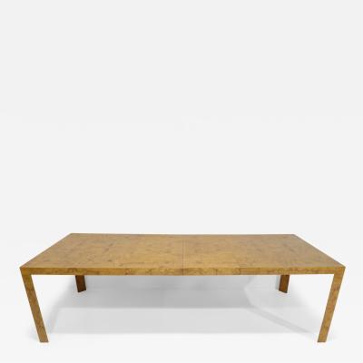 Edward Wormley Edward Wormley for Dunbar Classic Burlwood Dining Table