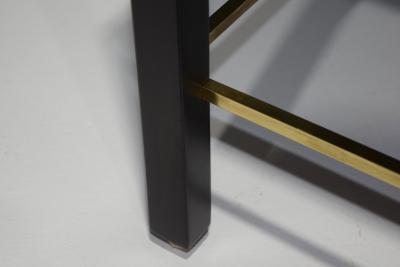 Edward Wormley Edward Wormley for Dunbar Cocktail Table with Brass Stretcher 1950s