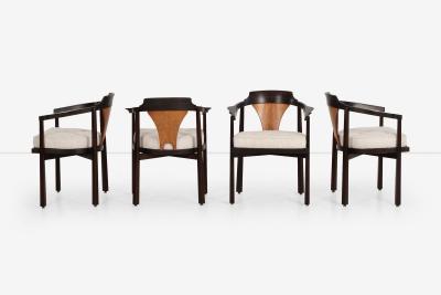 Edward Wormley Edward Wormley for Dunbar Dining Chairs 1965 Model 935 Horseshoe Chairs 
