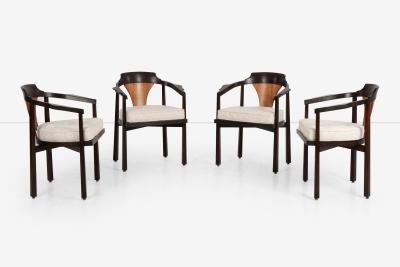 Edward Wormley Edward Wormley for Dunbar Dining Chairs 1965 Model 935 Horseshoe Chairs 