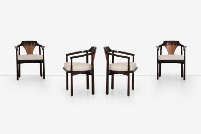 Edward Wormley Edward Wormley for Dunbar Dining Chairs 1965 Model 935 Horseshoe Chairs 