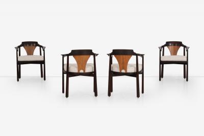 Edward Wormley Edward Wormley for Dunbar Dining Chairs 1965 Model 935 Horseshoe Chairs 
