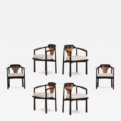 Edward Wormley Edward Wormley for Dunbar Dining Chairs 1965 Model 935 Horseshoe Chairs 