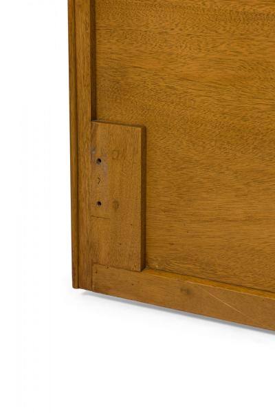 Edward Wormley Edward Wormley for Dunbar Furniture Co King Size Mahogany Louver Headboard