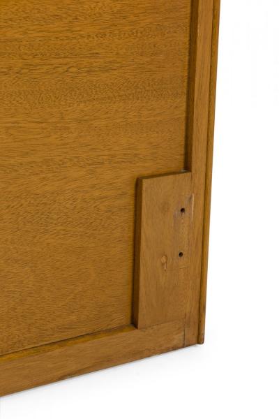 Edward Wormley Edward Wormley for Dunbar Furniture Co King Size Mahogany Louver Headboard