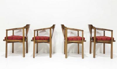 Edward Wormley Edward Wormley for Dunbar Horseshoe Dining Chairs Model 935 