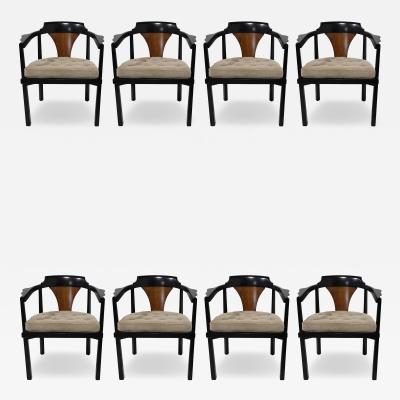 Edward Wormley Edward Wormley for Dunbar Horseshoe Dining Chairs Model 935 