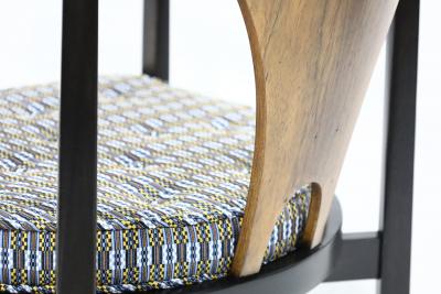 Edward Wormley Edward Wormley for Dunbar Horseshoe Dining Chairs Model 935 