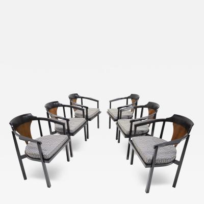 Edward Wormley Edward Wormley for Dunbar Horseshoe Dining Chairs Model 935 
