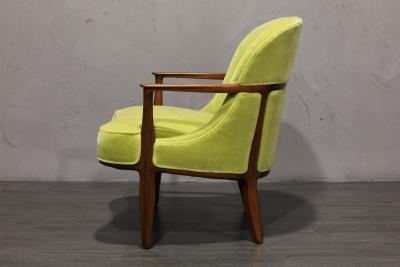 Edward Wormley Edward Wormley for Dunbar Janus Chair in Mohair