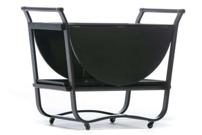 Edward Wormley Edward Wormley for Dunbar Mahogany Drop Leaf Bar Cart Model 4487 circa 1950