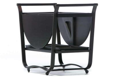 Edward Wormley Edward Wormley for Dunbar Mahogany Drop Leaf Bar Cart Model 4487 circa 1950