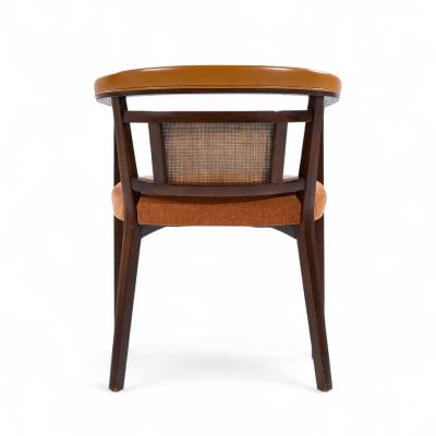 Edward Wormley Edward Wormley for Dunbar Mahogany and Cane Dining Chairs Set of 4