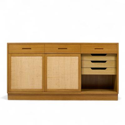 Edward Wormley Edward Wormley for Dunbar Mid Century Bleached Mahogany Credenza