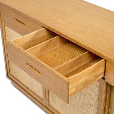 Edward Wormley Edward Wormley for Dunbar Mid Century Bleached Mahogany Credenza