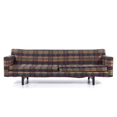 Edward Wormley Edward Wormley for Dunbar Mid Century Bracket Back Sofa