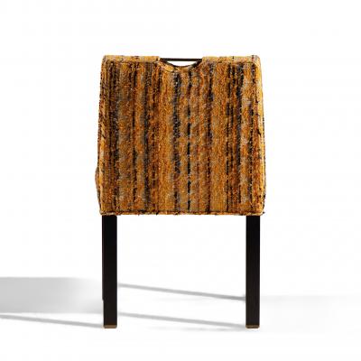 Edward Wormley Edward Wormley for Dunbar Mid Century Brass Handled Dining Chairs Pair