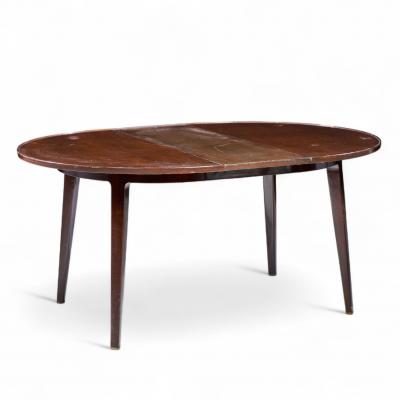 Edward Wormley Edward Wormley for Dunbar Mid Century Expanding Dining Table with 2 Leaves