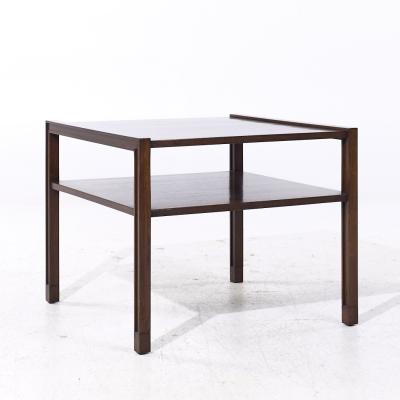 Edward Wormley Edward Wormley for Dunbar Mid Century Mahogany End Tables Pair