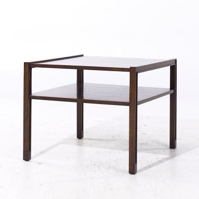 Edward Wormley Edward Wormley for Dunbar Mid Century Mahogany End Tables Pair