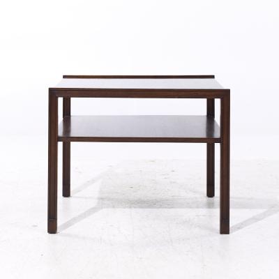 Edward Wormley Edward Wormley for Dunbar Mid Century Mahogany End Tables Pair