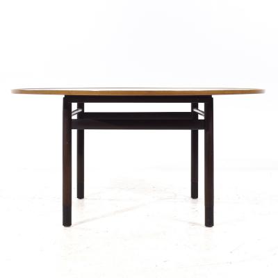 Edward Wormley Edward Wormley for Dunbar Mid Century Mahogany Expanding Dining Table w 1 Leaf