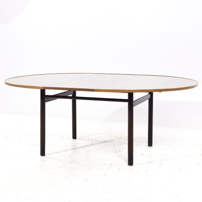 Edward Wormley Edward Wormley for Dunbar Mid Century Mahogany Expanding Dining Table w 1 Leaf