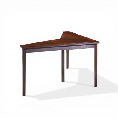Edward Wormley Edward Wormley for Dunbar Mid Century Mahogany Janus Sofa Corner Table
