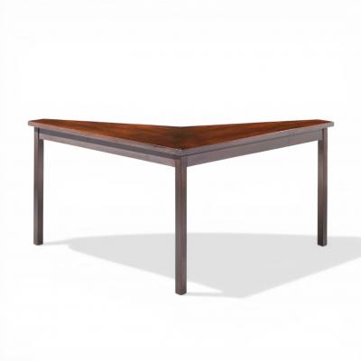 Edward Wormley Edward Wormley for Dunbar Mid Century Mahogany Janus Sofa Corner Table