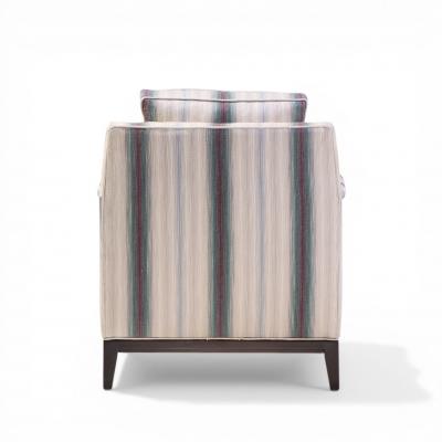 Edward Wormley Edward Wormley for Dunbar Mid Century Mahogany Lounge Chairs Pair