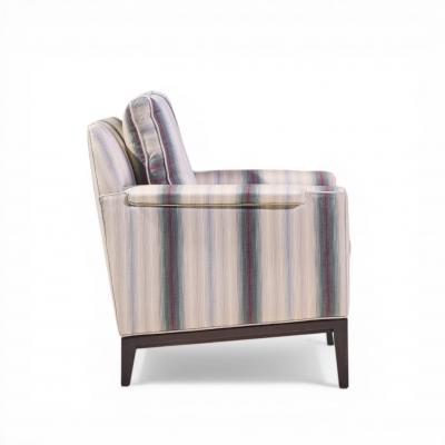 Edward Wormley Edward Wormley for Dunbar Mid Century Mahogany Lounge Chairs Pair