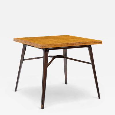 Edward Wormley Edward Wormley for Dunbar Mid Century Mahogany and Burlwood Flip Top Table