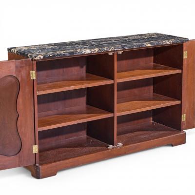 Edward Wormley Edward Wormley for Dunbar Mid Century Mahogany and Marble Credenza