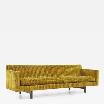 Edward Wormley Edward Wormley for Dunbar Mid Century Walnut Bracket Back Sofa