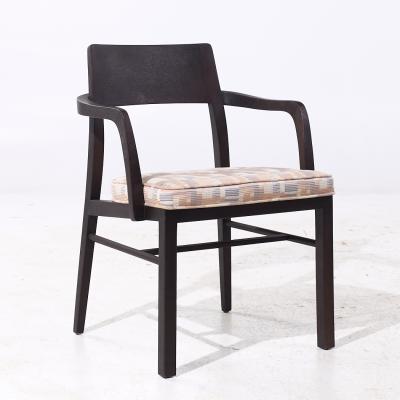 Edward Wormley Edward Wormley for Dunbar Mid Century Walnut Dining Chairs Set of 6