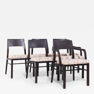Edward Wormley Edward Wormley for Dunbar Mid Century Walnut Dining Chairs Set of 6