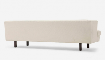 Edward Wormley Edward Wormley for Dunbar Model 2410 Sofa in Ivory Mid Century Modern Design