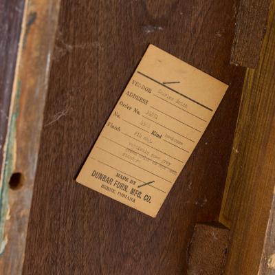 Edward Wormley Edward Wormley for Dunbar Model 4568 Lacquered Steel and Mahogany Bookcase