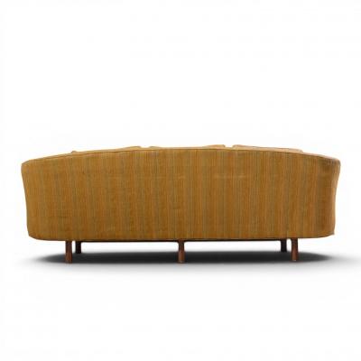 Edward Wormley Edward Wormley for Dunbar Model 5244 Mid Century Mahogany Sofa