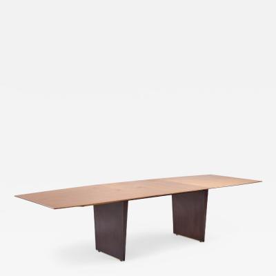 Edward Wormley Edward Wormley for Dunbar Model 5460 MCM TAWI Wood Dining Table with 3 Leaves
