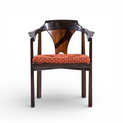 Edward Wormley Edward Wormley for Dunbar Model 935 Walnut and Rosewood Chairs Set of 8