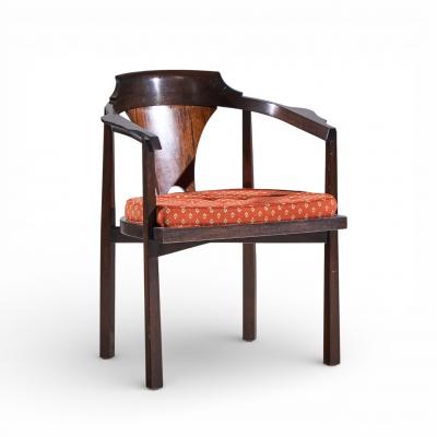 Edward Wormley Edward Wormley for Dunbar Model 935 Walnut and Rosewood Chairs Set of 8