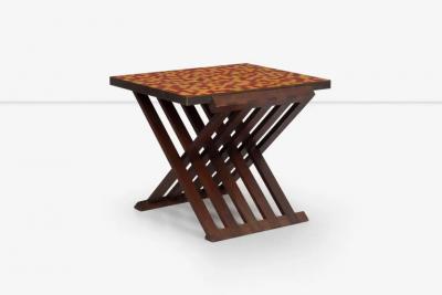 Edward Wormley Edward Wormley for Dunbar Occasional Table with Murano Mosaic Tiles