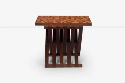 Edward Wormley Edward Wormley for Dunbar Occasional Table with Murano Mosaic Tiles