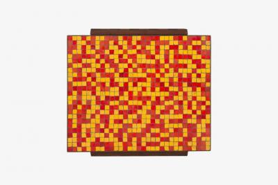 Edward Wormley Edward Wormley for Dunbar Occasional Table with Murano Mosaic Tiles